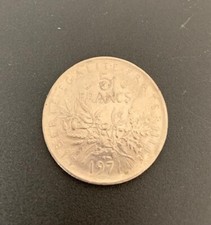 Moneta 5 Franchi Francesi anno