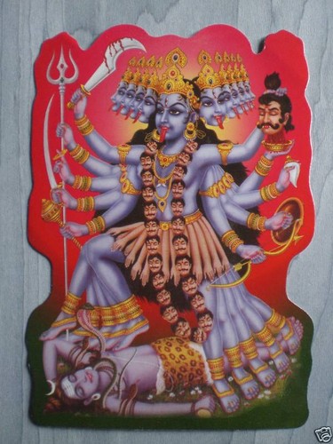 Adesivo goa psy hippie kali