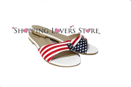 Scarpe donna ciabatte bandiera - scarpe,
