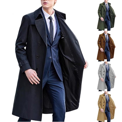 Cappotto uomo lungo trench - , due