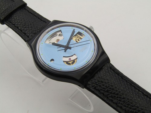 Swatch automatic black - black, motion
