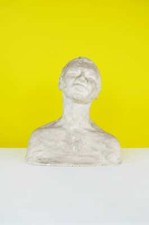 SCULTURA MEZZOBUSTO UOMO IN