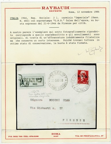 1944 rsi busta espresso - rsi, 2