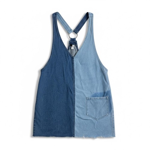 Patchwork denim halter - h&m,