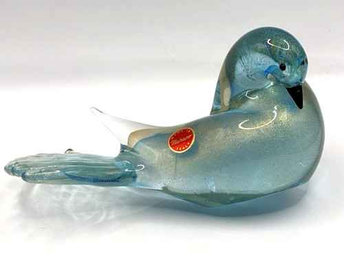 Vintage murano aqua blue - murano,