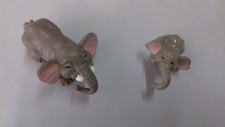PVC figures, pair of