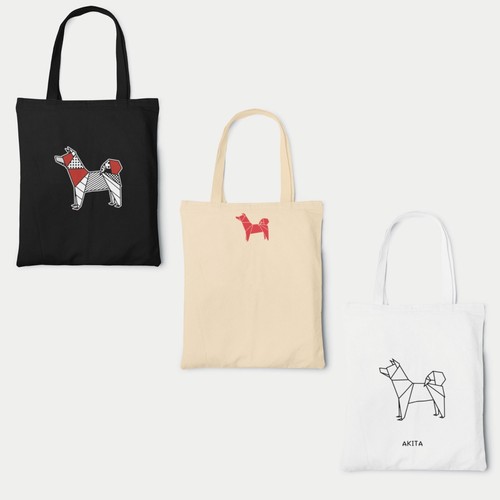 Borsa shopper tote bag akita - tote,