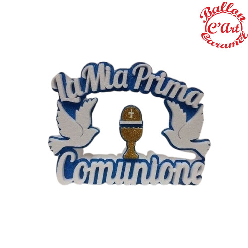 Scritta polistirolo blu - scritta,