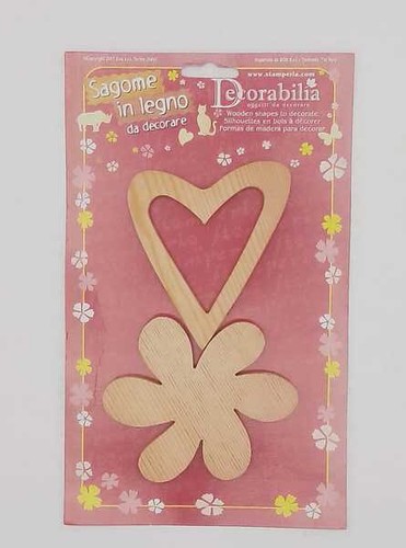 Sagome legno cuore - , e
