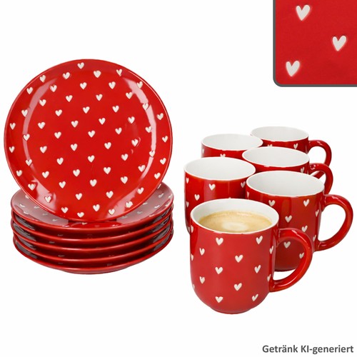 Love set colazione 12pz - set,
