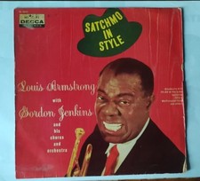 LOUIS ARMSTRONG SATCHMO IN STYLE DECCA-FONIT VINILE 33