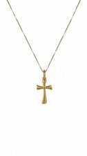 Collana Con Croce 45cm In Oro