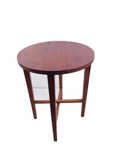 Tavolino da caffè anni 70 gamba cancello foglia goccia massello piano spesso grosso consegna gratuita Regno Unito