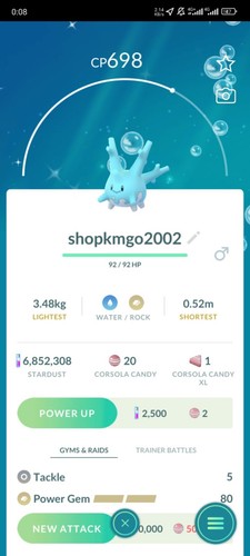 Pokémon shiny corsola 1 - corsola---,