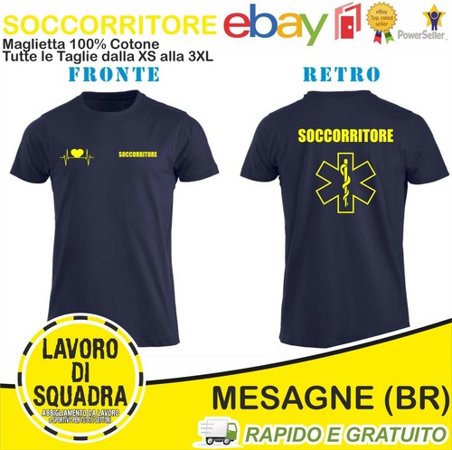 Maglietta shirt soccorritore - t,