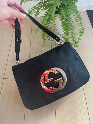 Gucci leather shoulder - gucci,