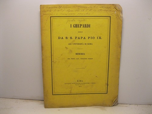 Diorio vincenzo ghepardi - vincenzo,, i