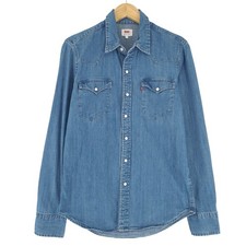 Camicia Vintage Levi's Blu Cotone Denim Mv2 Taglia S