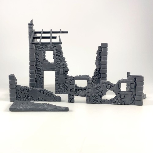 Ruined farmhouse plastique - farmhouse,