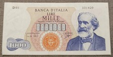 1000 LIRE VERDI 1° TIPO