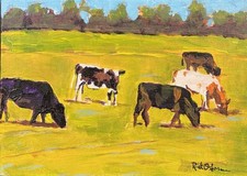 Quadro acrilico 5x7 pascolo