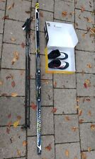 Set sci di fondo Salomon 206 cm scarpe 45 29 cm bastoncini 150 cm 200 210 sci di fondo