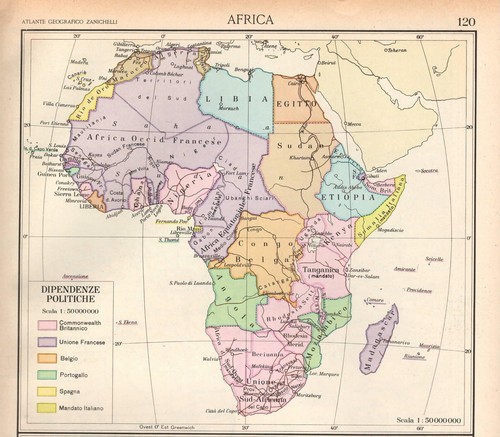 Africa carta geografica - africa,