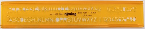 Normografo rotring art - normografo,