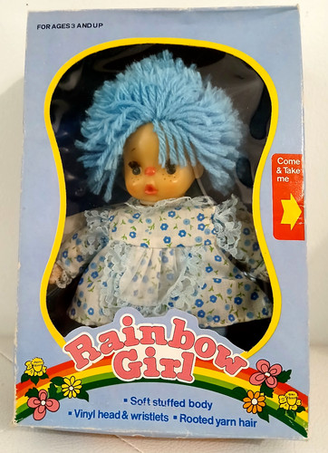 Bambola rainbow girl - rainbow, ocean