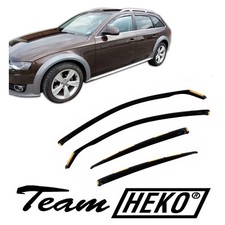 Deflettori Aria Per Audi A4 B8 2009-2015 Break Set 4 Antiturbo Antivento Heko