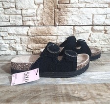 CIABATTE DONNA NERE CON FIBBIE SOLO SOPRANI BEACH ESTATE 2025 SSW519N34