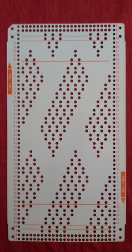 Una scheda perforata dal - , set