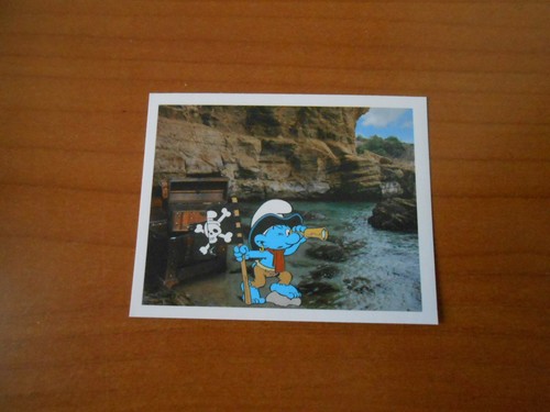 Figurina puffi girotondo nel - i,