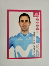 FIGURINA PANINI 2019 GIRO D'ITALIA 102° MOVISTAR SEPULVEDA n 270 CON VELINA
