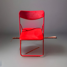 Sedia pieghevole vintage IKEA