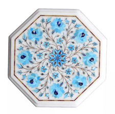 Elegante tavolo marmo bianco