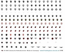 Decalcomanie Peddinghaus 1-10