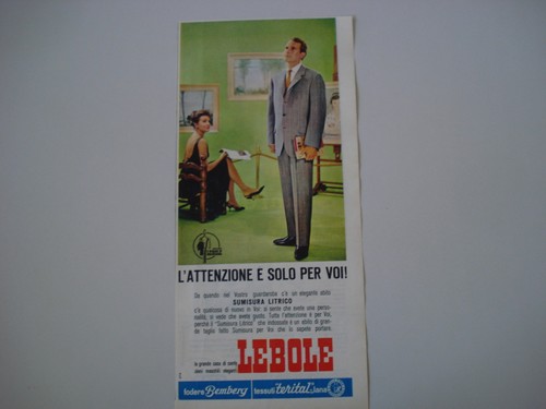 Advertising pubblicità 1962 - advertising,
