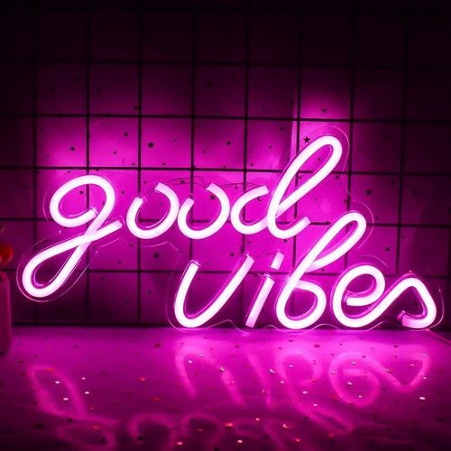 Insegna neon good vibes - insegna,