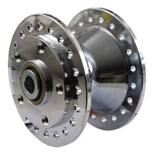 Front Wheel Hub, Chrome
