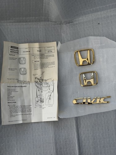 Set emblema oro originale