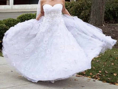 Custom mori lee wedding dress - custom,