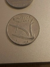  Moneta 10 Lire del 1956