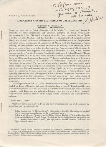 Democrito gli inizi - e,