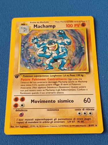 Carta pokemon machamp 102 - carta,