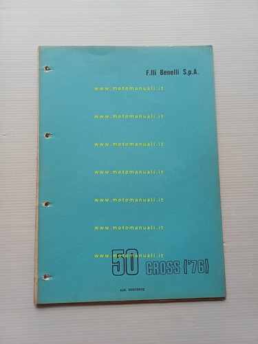Benelli cross 1976 catalogo - cross,