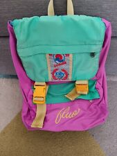 ZAINO INVICTA JOLLY TOP  VERDE FUCSIA  VINTAGE ANNI 80 90 u53