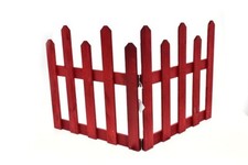 Staccionata In Legno Rosso