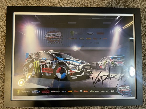 Poster ken block autografato - poster,