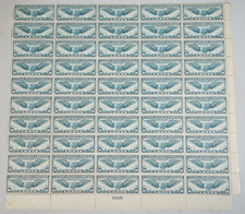 US SCOTT #C24 FOGLIO COMPLETO